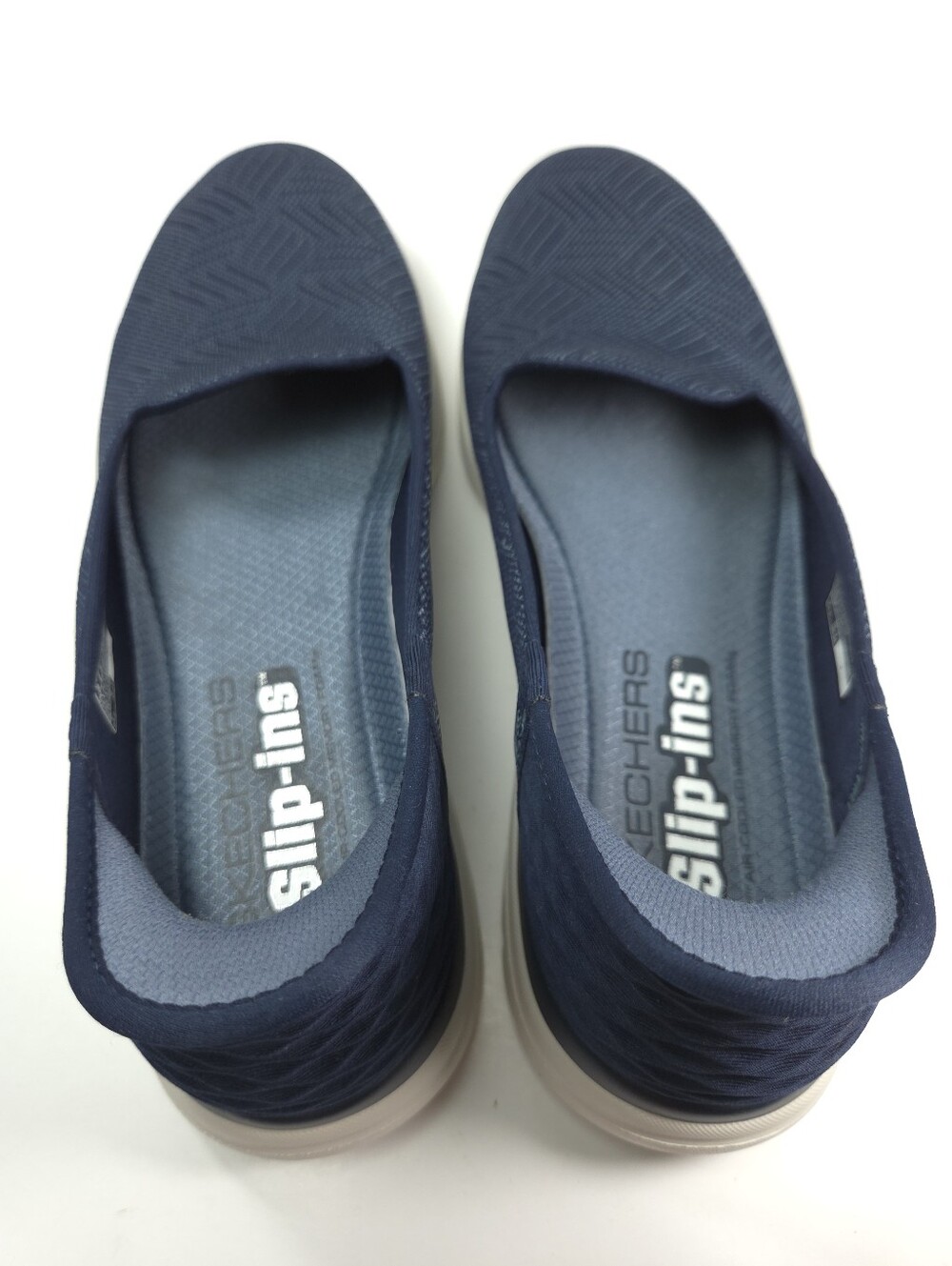 Skechers Slip‑ins On‑the‑GO Flex Astonish Navy Hands‑Free Walking Shoes Sz 8 - Picture 8 of 15